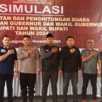 KPU OKI Gelar Simulasi Pilkada 2024