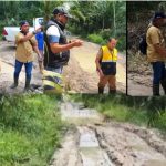 Kadin PUPR OKI Tinjau Kerusakan Jalan Desa Panca Warna, Siapkan Langkah Penanganan