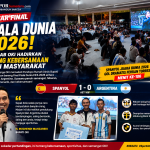 Nobar Final Piala Dunia 2026 di Pendopo Bupati OKI Pecah! Spanyol Juara, Ribuan Warga Larut dalam Euforia dan Kebersamaan