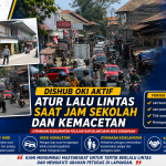 Dishub OKI Turun ke Jalan, Atur Lalu Lintas Saat Jam Sekolah dan Kemacetan