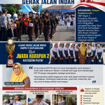 Semarak HUT RI ke-81, SMPN 5 Kayuagung Raih Juara Harapan 2 Gerak Jalan Indah