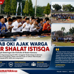 Kemarau Melanda, Pemkab OKI Gelar Shalat Istisqa untuk Minta Hujan dan Cegah Karhutla